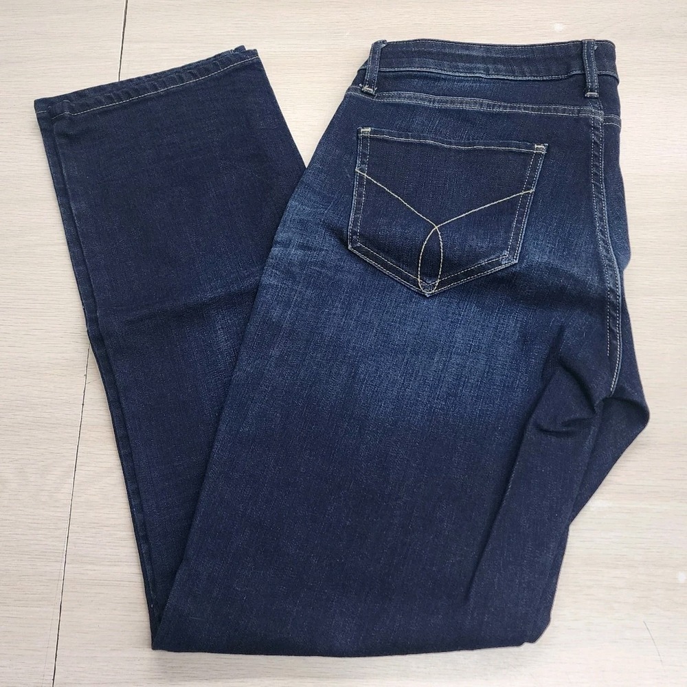 Calvin Klein Jeans Straight Fit Dark Blue Denim Mens Size Tag 29 x 30 (31x29.75)
